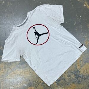 Air Jordan Wings Logo Shirt 430425 XL White Red Black